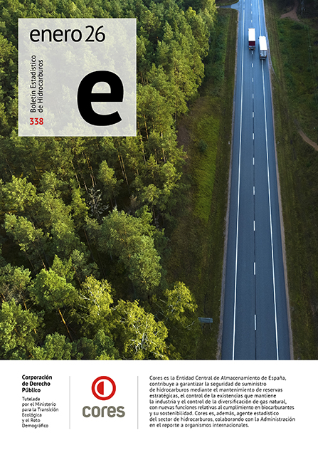 Portada del boletín de hidrocarburos enero 2026