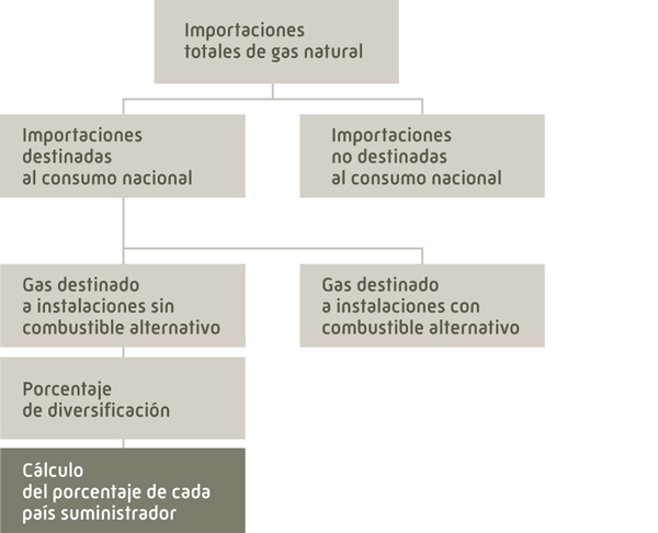 Diversificación aprovisionamientos gas natural